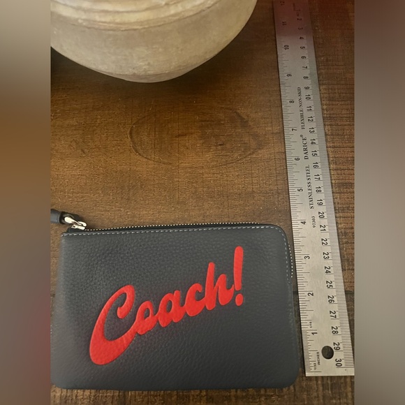 Coach Zip Corner Graphic Wristlet - Picture 5 of 6